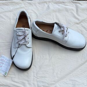 Birkenstock White Leather Women's Sneakers